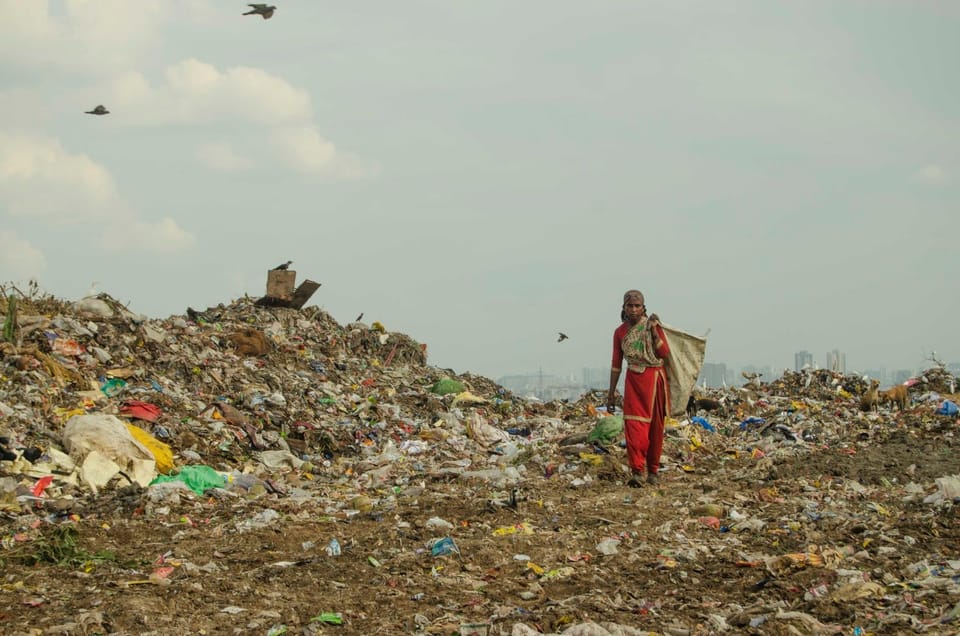 Chipping away at the mountain of trash in India’s capital